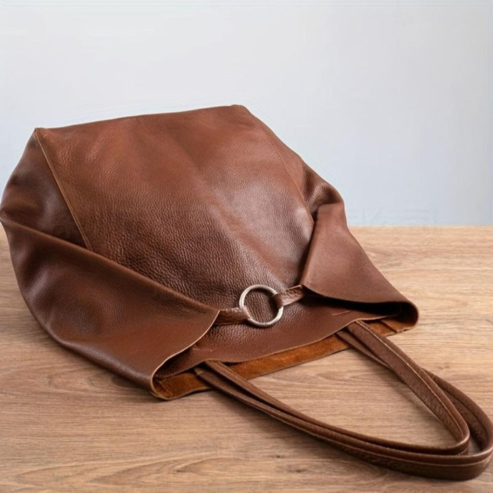 Sac Cabas Femme en Cuir Grande Capacité — Renee | Douceur Rétro