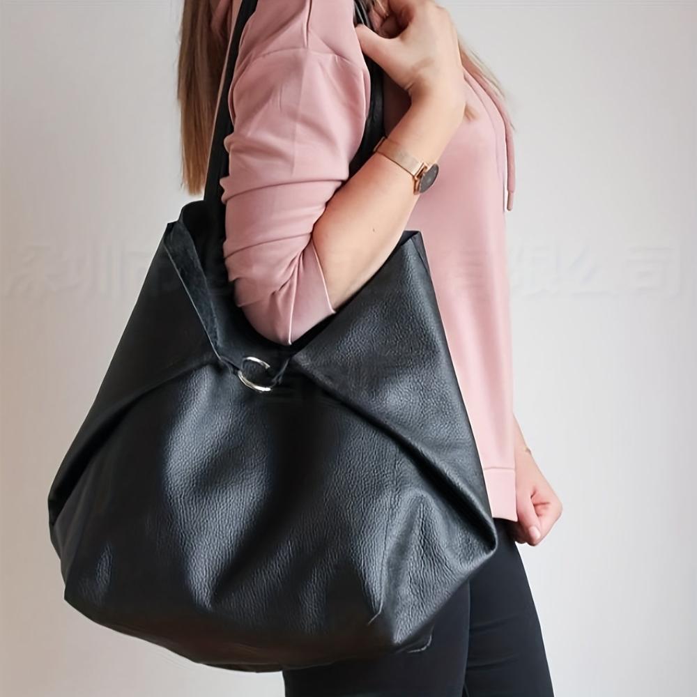Sac Cabas Femme en Cuir Grande Capacité — Renee | Douceur Rétro