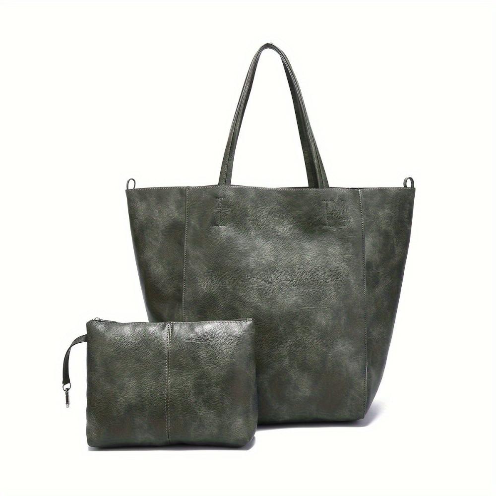 Sac Cabas Femme en Cuir Grande Capacité — Renee | Douceur Rétro