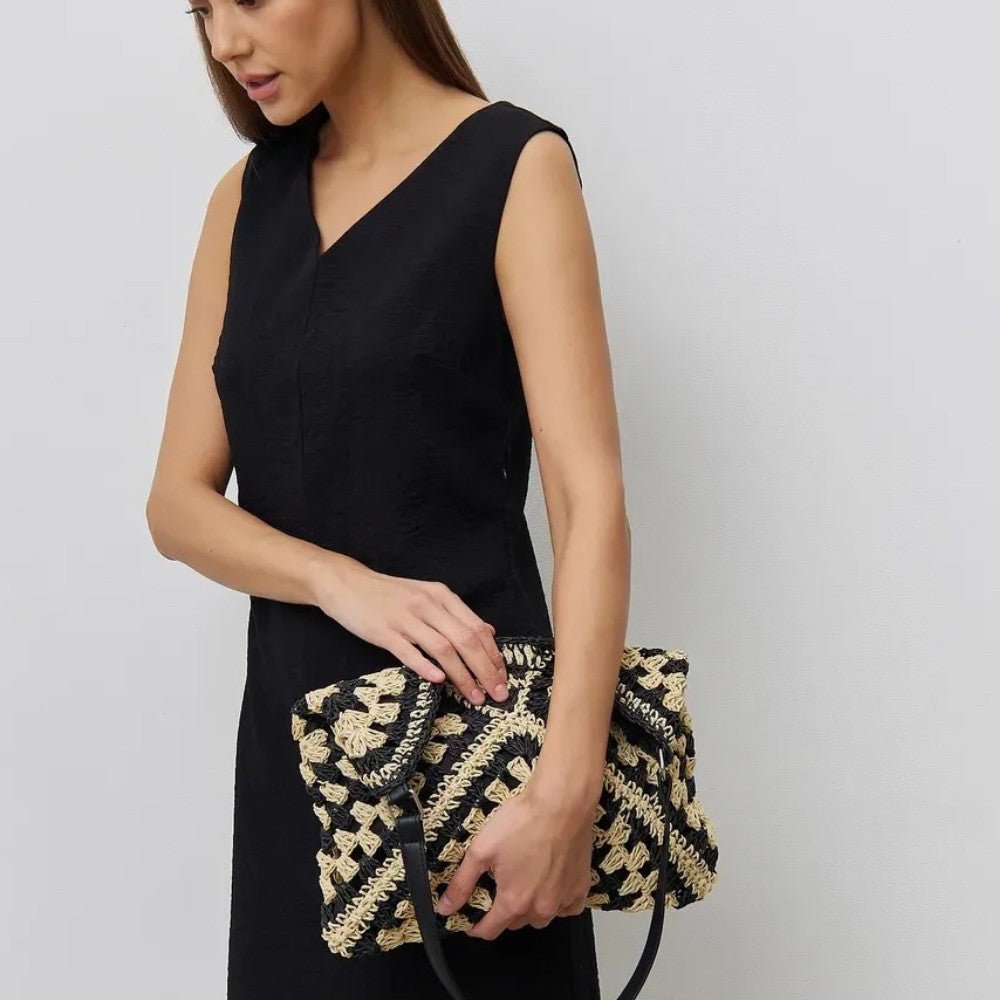 Sac à Épaule Femme en Paille — Yuna | Sac Plage Tendance