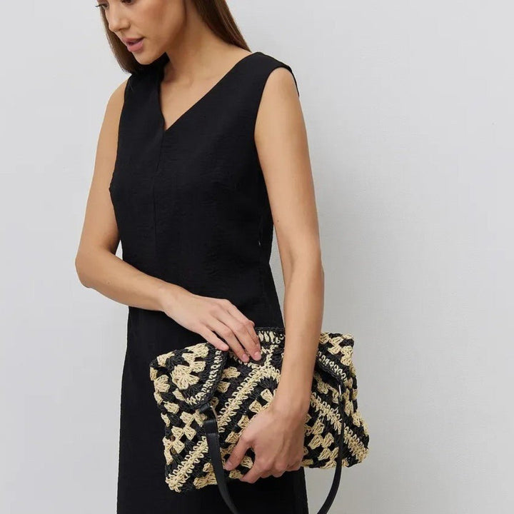 Sac à Épaule Femme en Paille — Yuna | Sac Plage Tendance