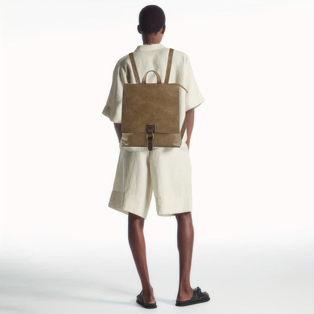 Sac à Dos Femme en Cuir Rétro Multifonctionnel — Harper | Polyvalence