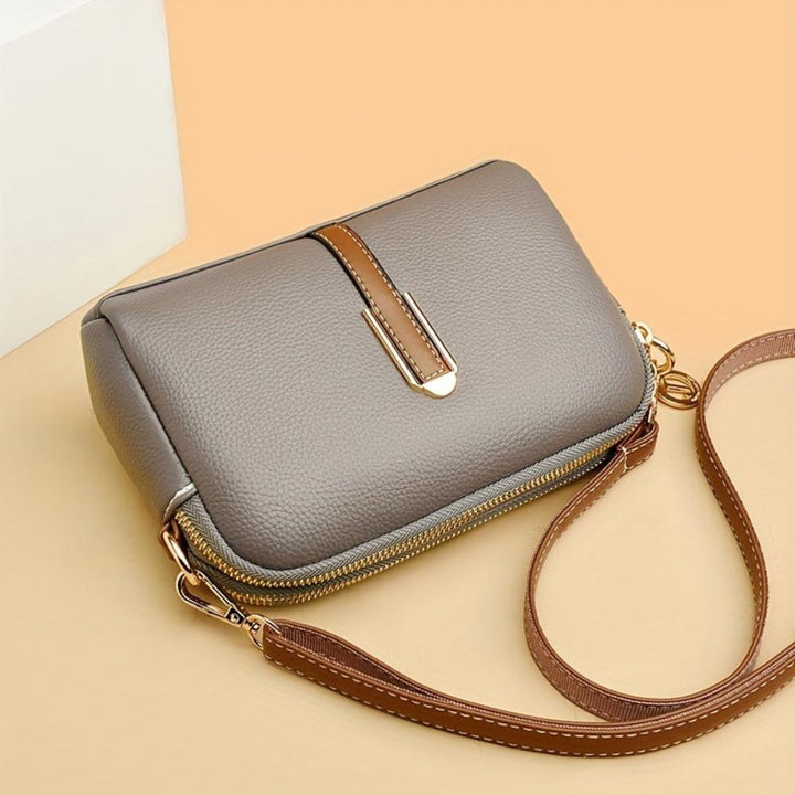 Sac Bandoulière Femme en Cuir Texturé — Mila | Relief Litchi