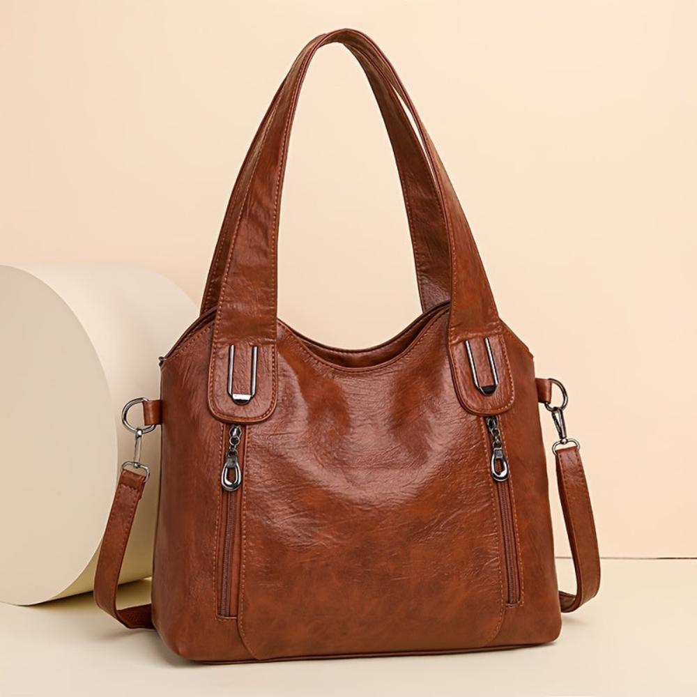 Sac à Épaule Femme en Cuir Rétro — Emma | Style Vintage
