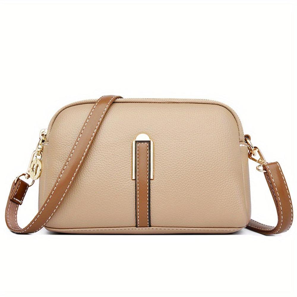 Sac Bandoulière Femme en Cuir Texturé — Mila | Relief Litchi
