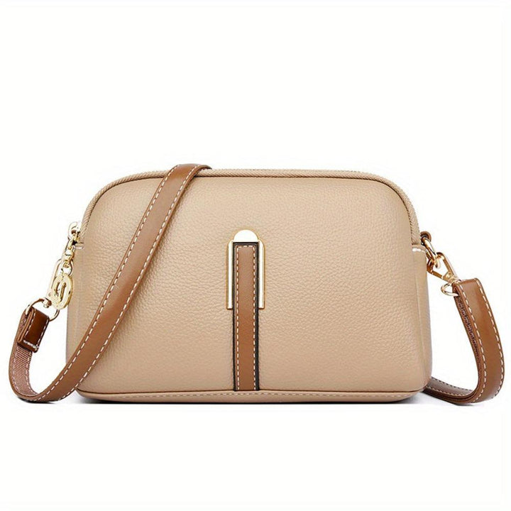 Sac Bandoulière Femme en Cuir Texturé — Mila | Relief Litchi