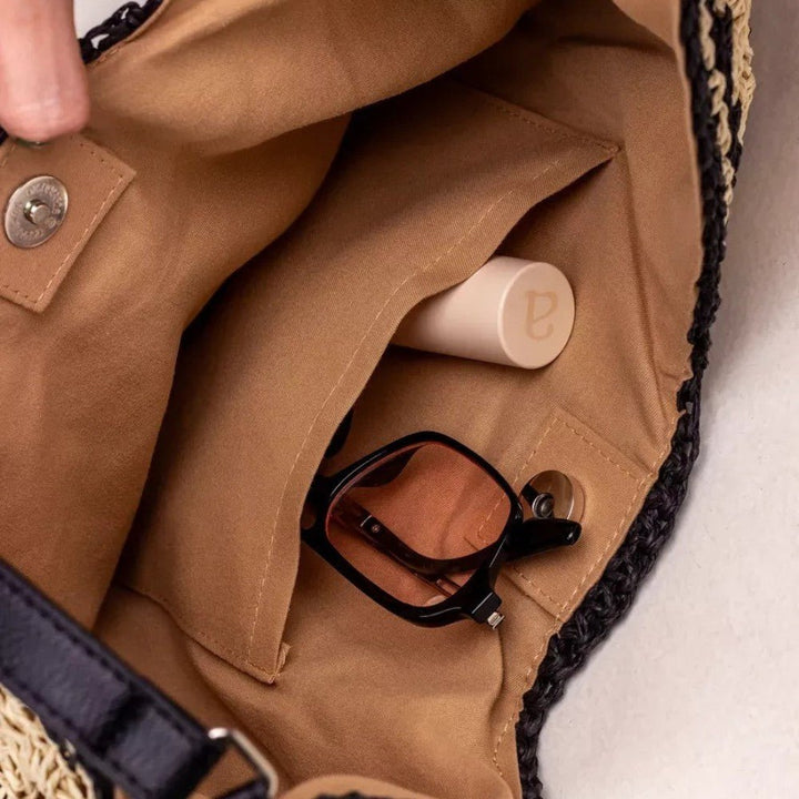 Sac à Épaule Femme en Paille — Yuna | Sac Plage Tendance