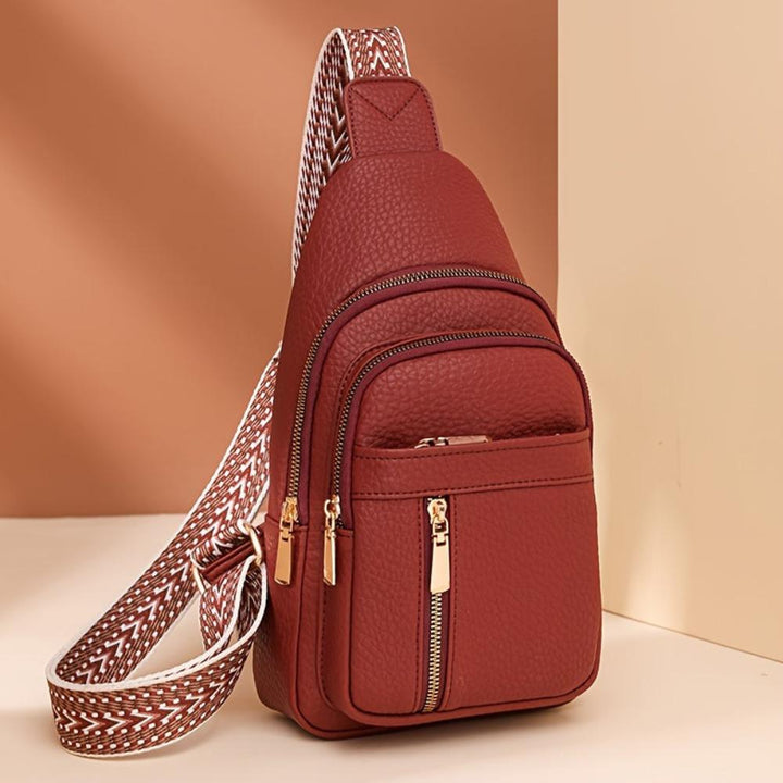 Sac Bandoulière Femme en Cuir Vintage — Hazel | Style Rétro