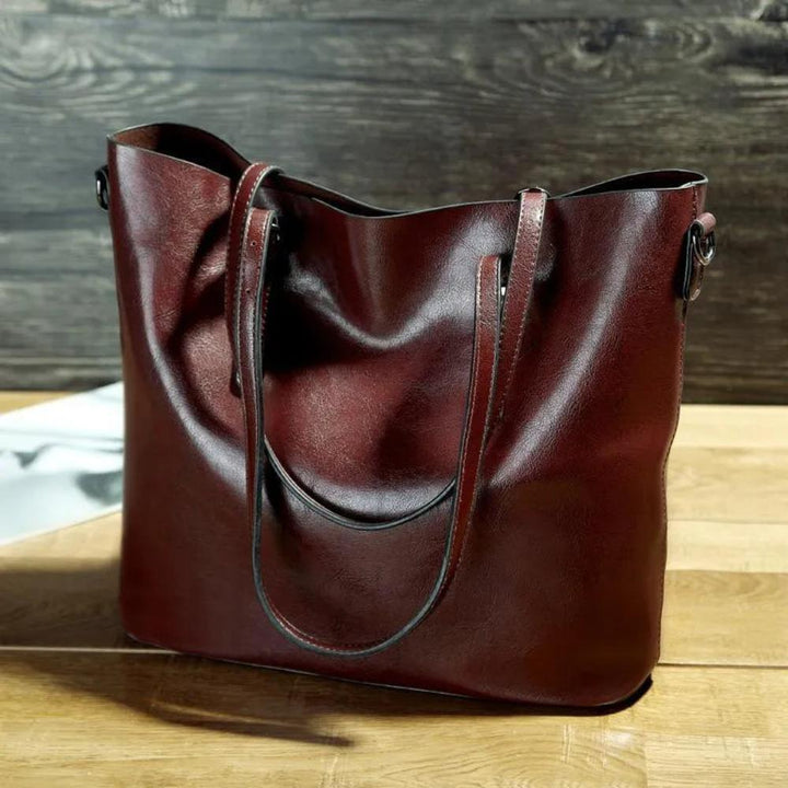 Sac à Épaule Femme en Cuir Vintage — Nicole | Élégance Intemporelle