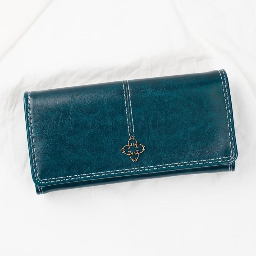 Portefeuille Femme en Cuir Bifold — Eva | Tendance