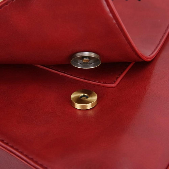 Sac à Épaule Femme en Cuir Chic — Nœud Papillon Élégant