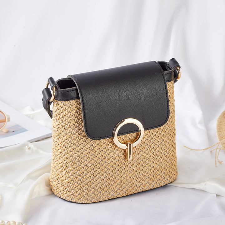 Sac Seau Femme en Paille Tressée — Théa | Été Bohème