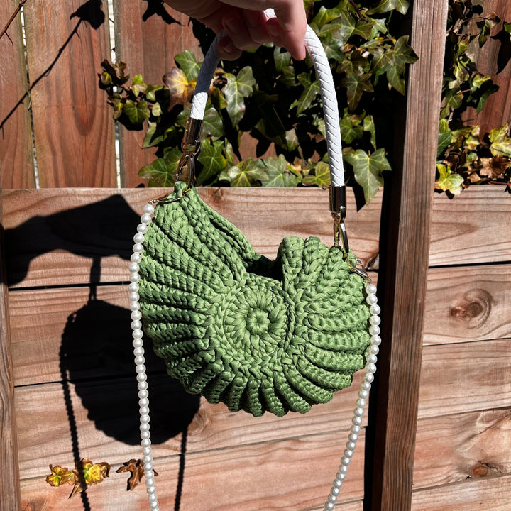 Sac Pochette Femme au Crochet Coquillage — Aphrodite | Plage Bohème