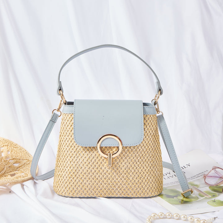 Sac Seau Femme en Paille Tressée — Théa | Été Bohème