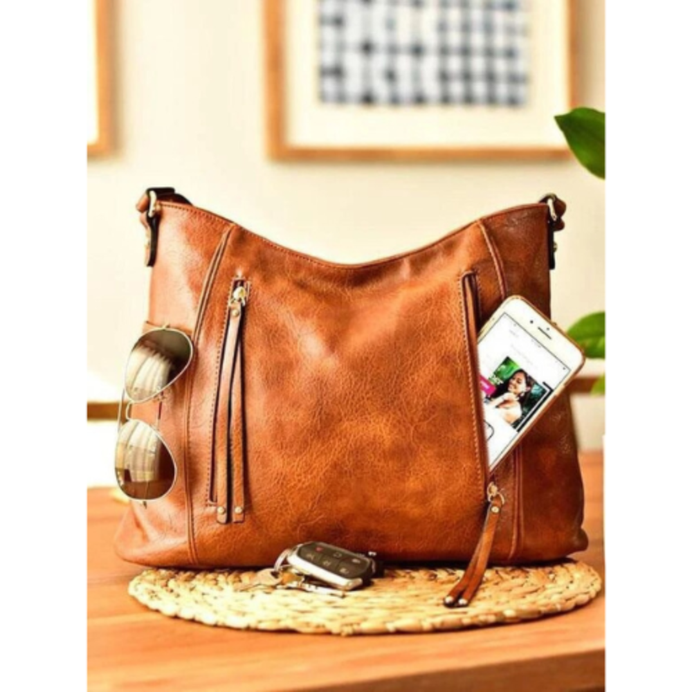 Sac à Épaule Femme en Cuir Vintage — Georgia | Élégance Intemporelle