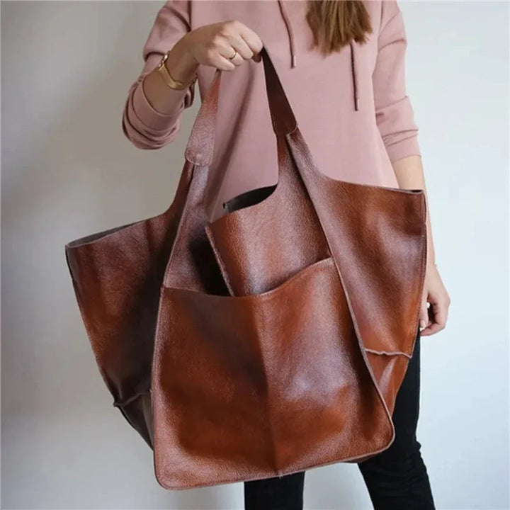 Sac Cabas Femme en Cuir Vintage — Laura | Attrait Intemporel