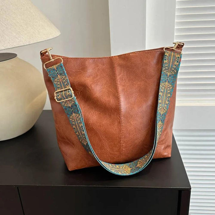 Sac Bandoulière Femme en Cuir Vintage — Chelsey | Charme Rétro