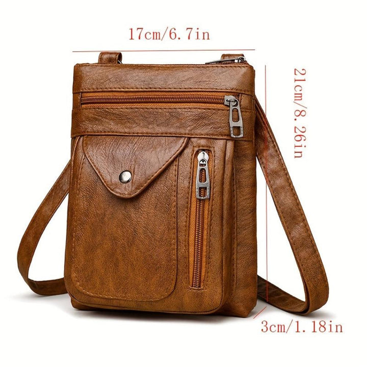 Sac Bandoulière Femme en Cuir Vintage — Clara | Charme Rétro