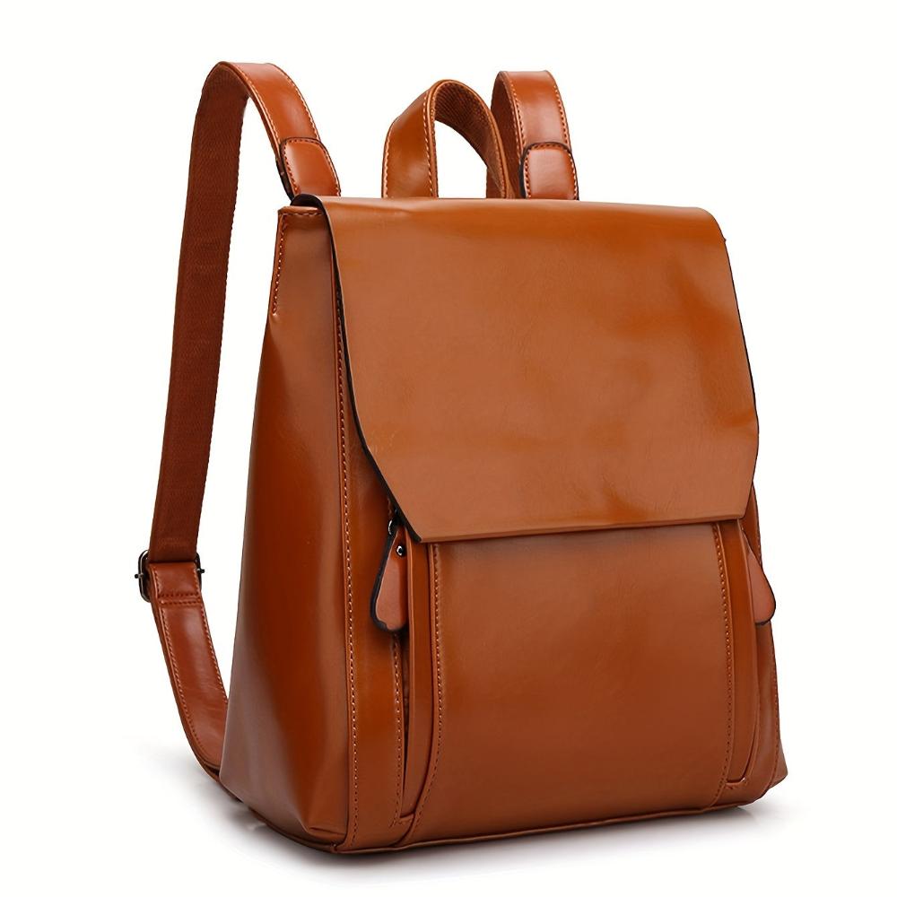 Sac à Dos Femme en Cuir Vintage Matelassé — Clara | Style Rétro