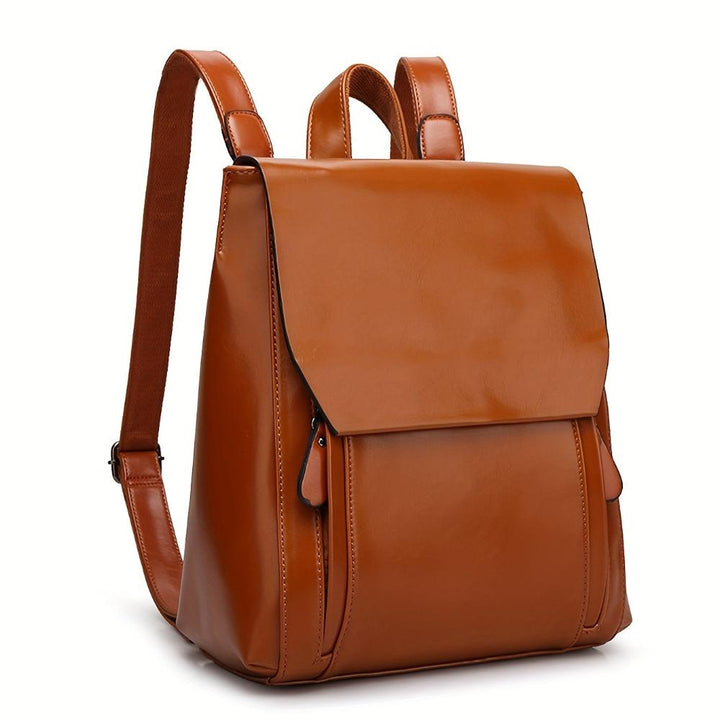 Sac à Dos Femme en Cuir Vintage Matelassé — Clara | Style Rétro