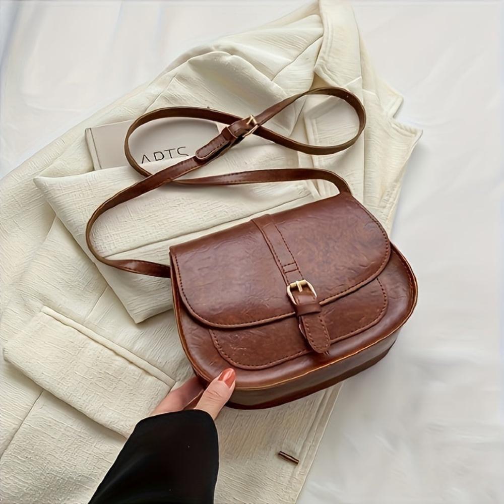 Sac Bandoulière Femme en Cuir Classique — Evelyn | Style Intemporel