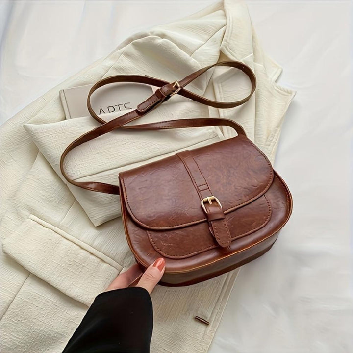 Sac Bandoulière Femme en Cuir Classique — Evelyn | Style Intemporel