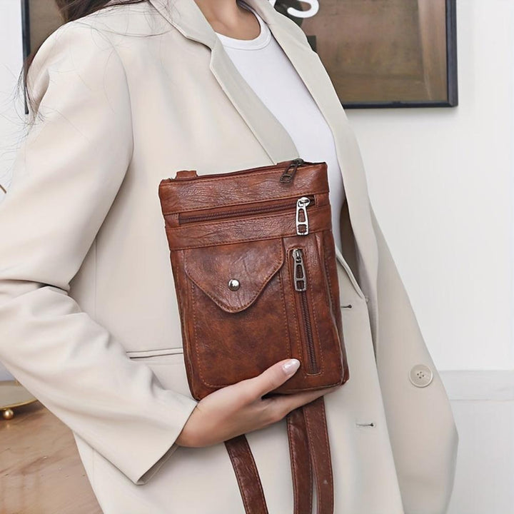Sac Bandoulière Femme en Cuir Vintage — Clara | Charme Rétro