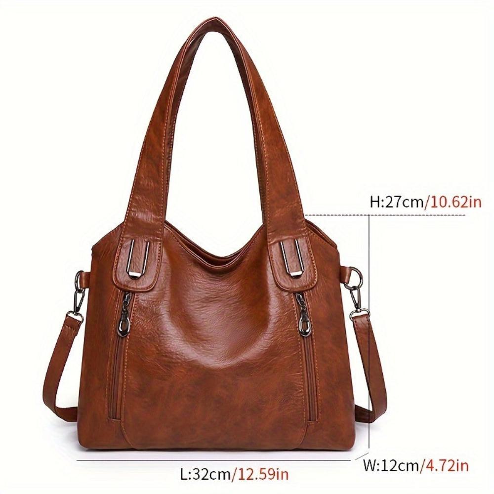 Sac à Épaule Femme en Cuir Rétro — Emma | Style Vintage