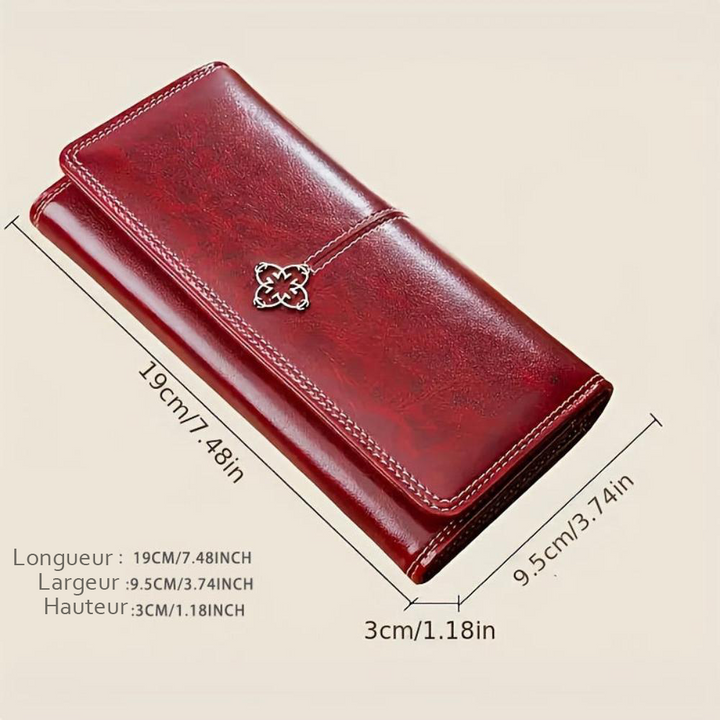 Portefeuille Femme en Cuir Bifold — Eva | Tendance
