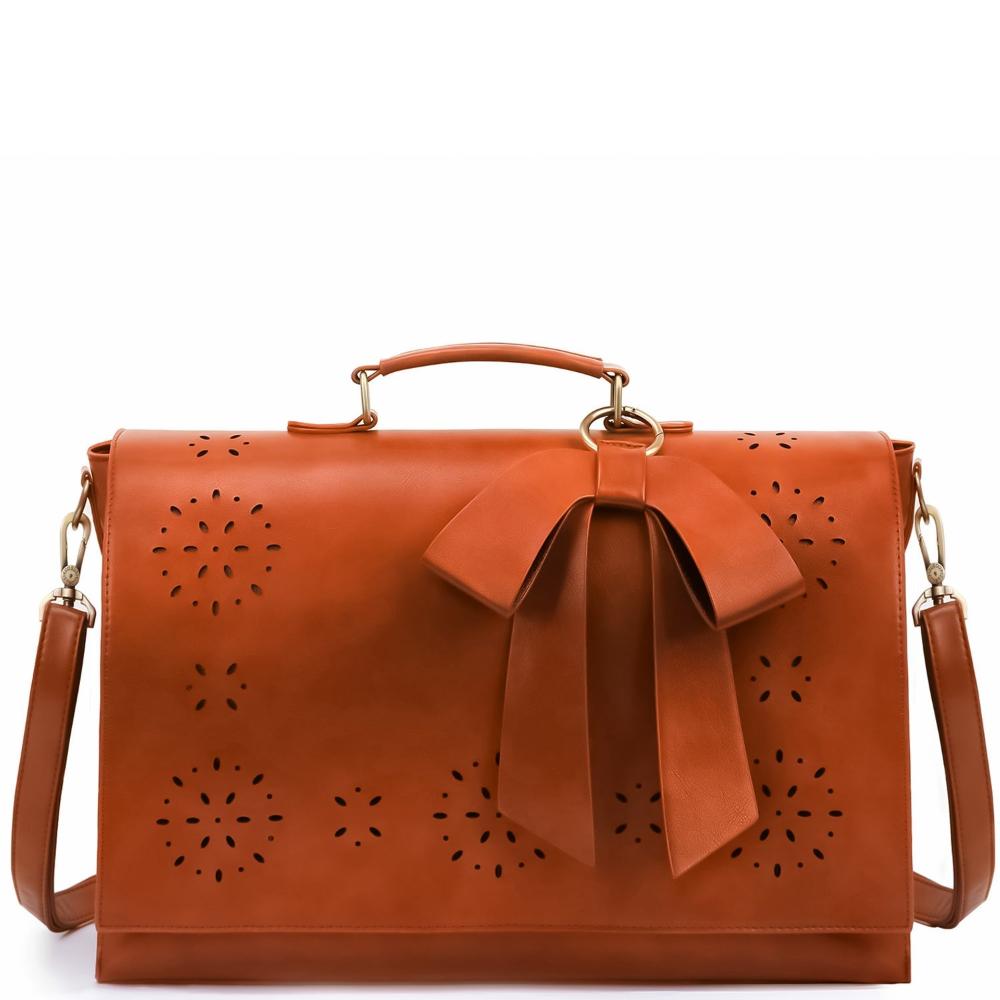 Sac à Épaule Femme en Cuir Chic — Nœud Papillon Élégant