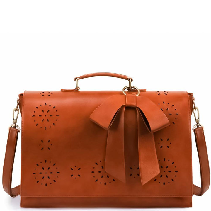 Sac à Épaule Femme en Cuir Chic — Nœud Papillon Élégant