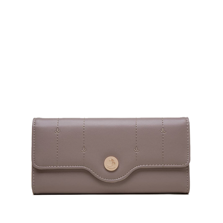 Portefeuille Femme en Cuir Trifold — Porte-Monnaie Chic