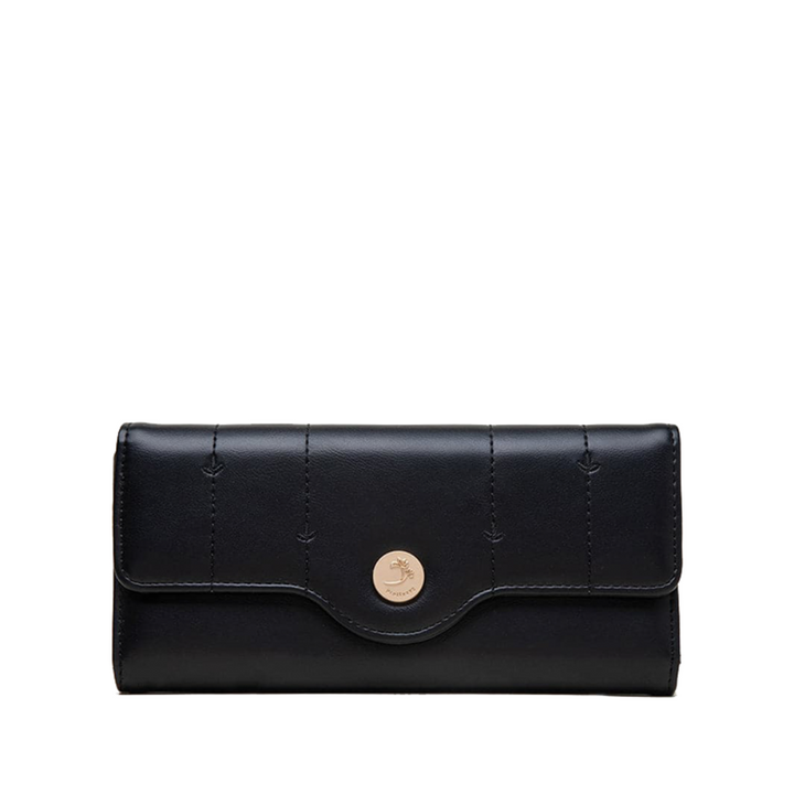 Portefeuille Femme en Cuir Trifold — Porte-Monnaie Chic