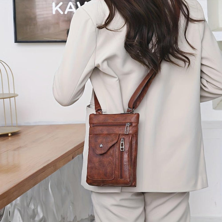 Sac Bandoulière Femme en Cuir Vintage — Clara | Charme Rétro