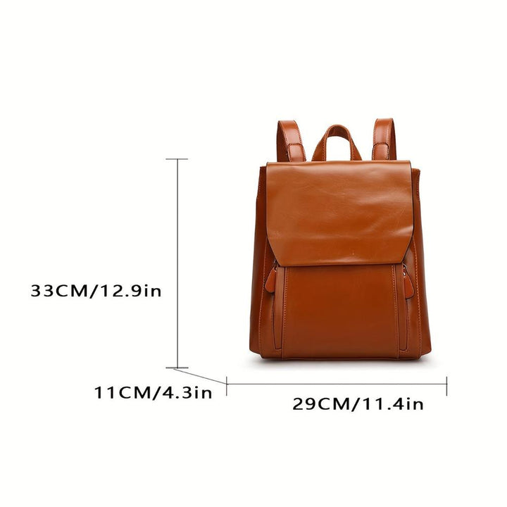 Sac à Dos Femme en Cuir Vintage Matelassé — Clara | Style Rétro