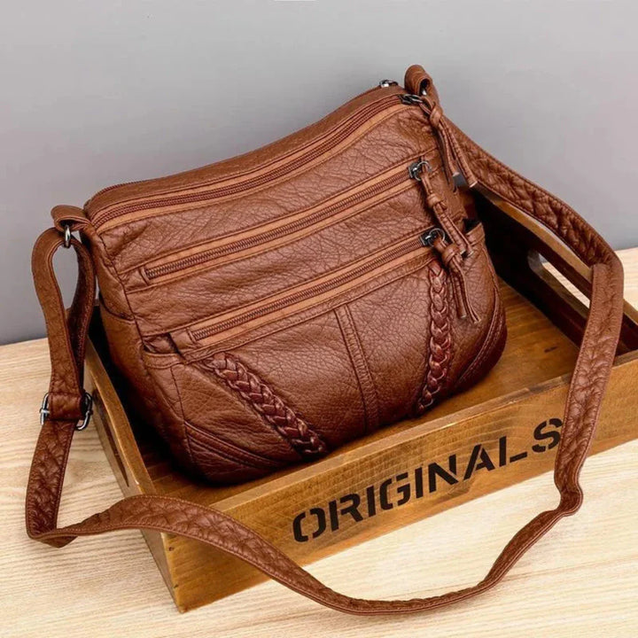 Sac Bandoulière Femme en Cuir — Sophia | Harmonie Classique