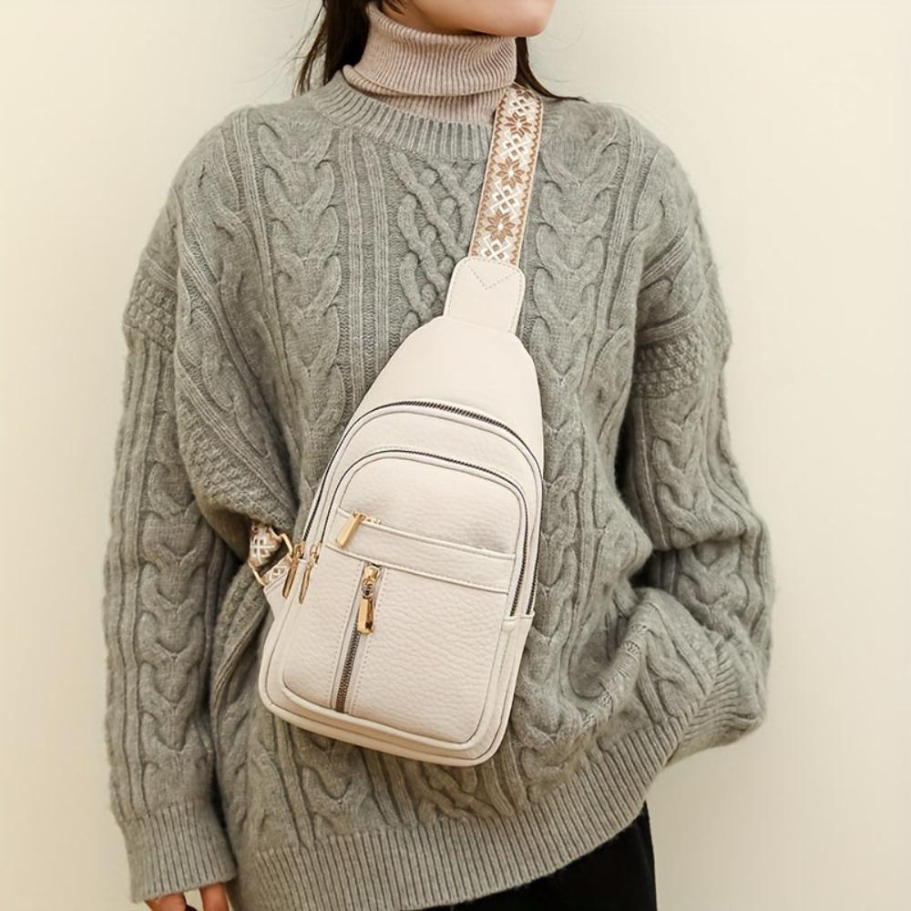 Sac Bandoulière Femme en Cuir Vintage — Hazel | Style Rétro