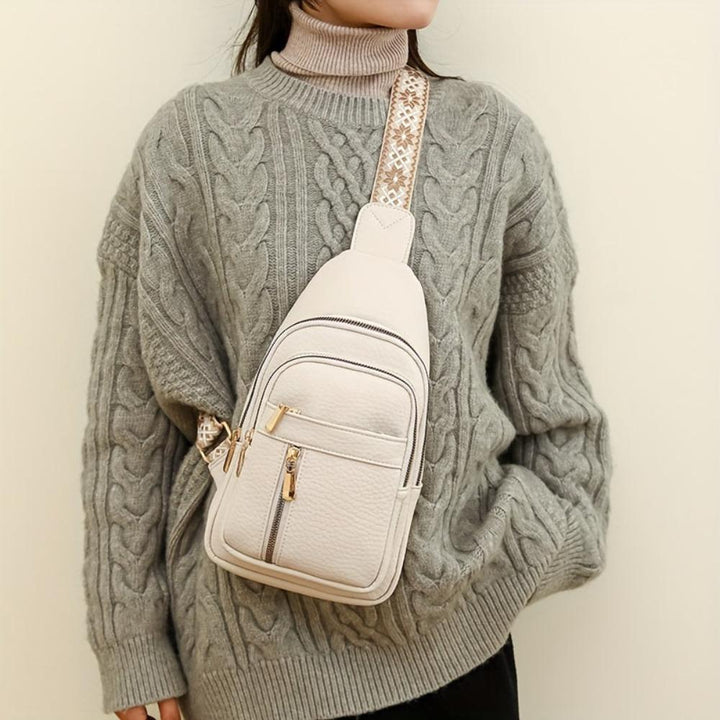 Sac Bandoulière Femme en Cuir Vintage — Hazel | Style Rétro