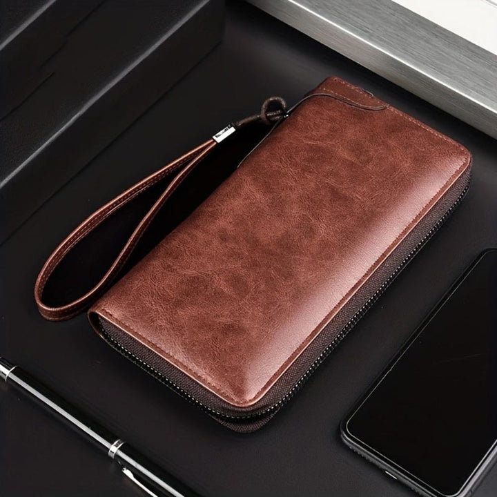 Portefeuille Homme en Cuir RFID Zippé — Holden | Sécurité & Style