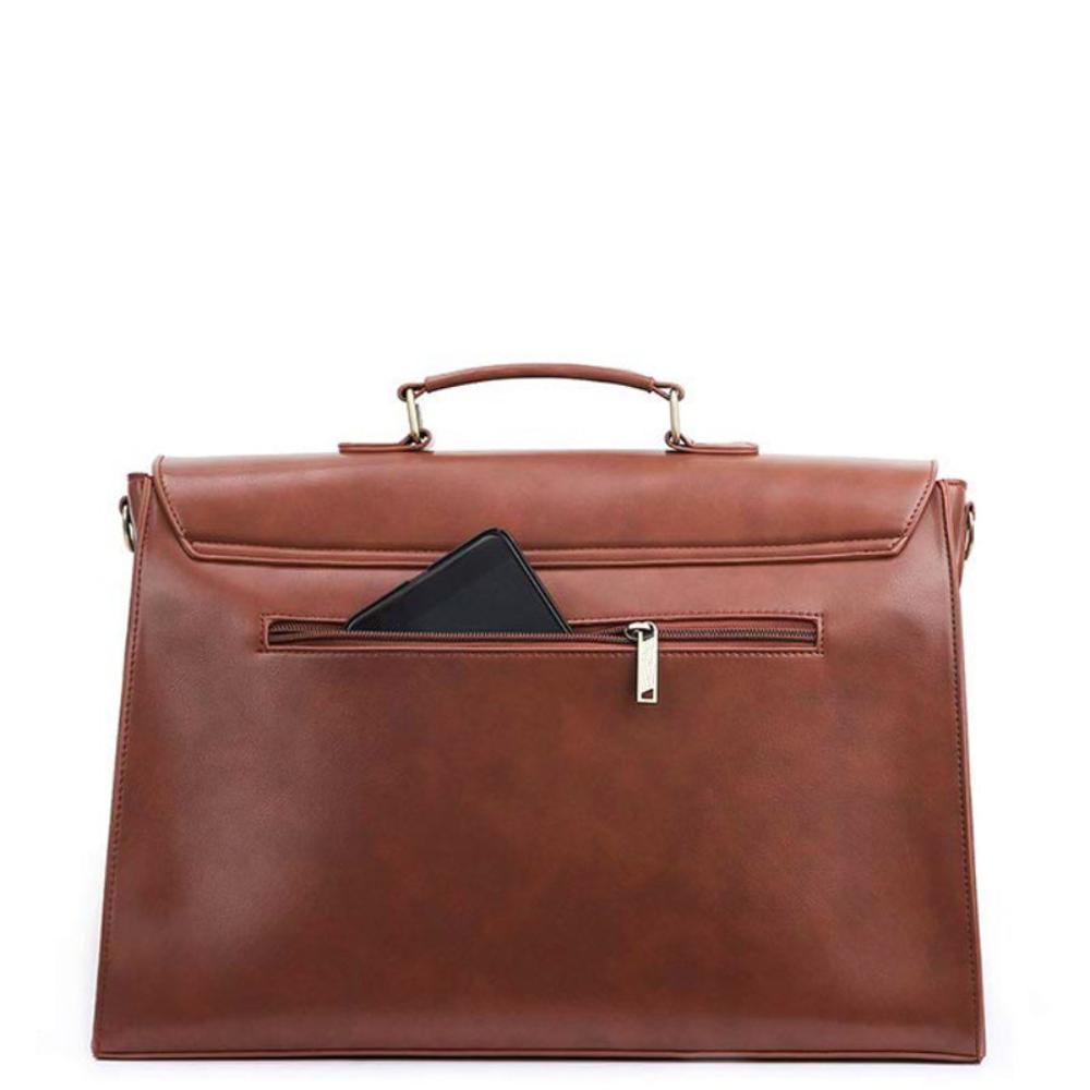 Sac à Épaule Femme en Cuir Chic — Nœud Papillon Élégant