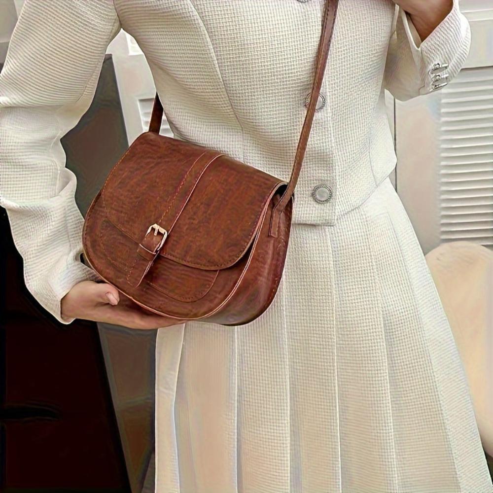 Sac Bandoulière Femme en Cuir Classique — Evelyn | Style Intemporel