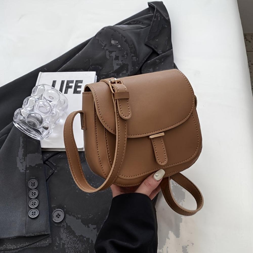 Sac Bandoulière Femme en Cuir Rétro — Amelia | Charme Vintage