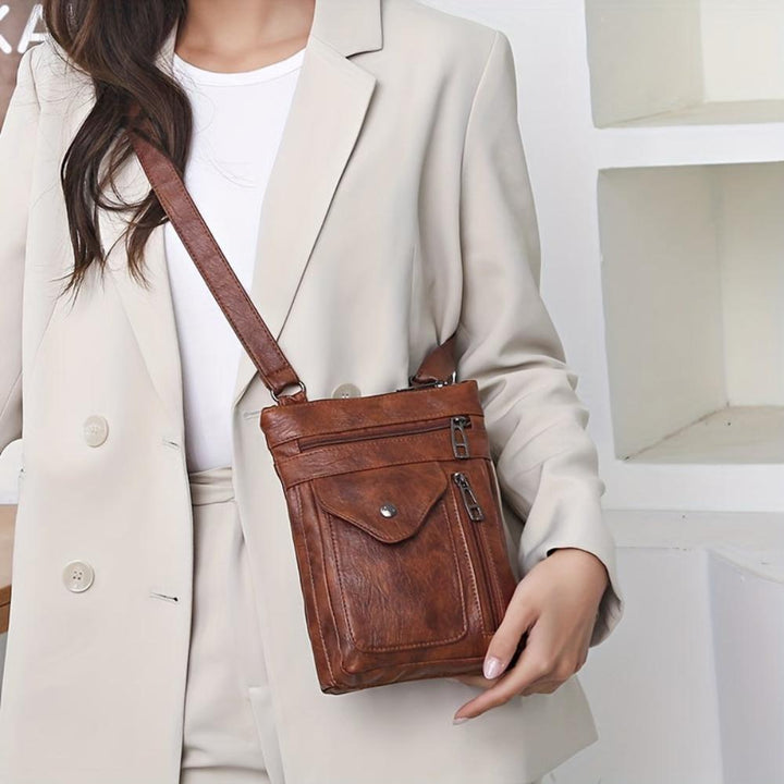Sac Bandoulière Femme en Cuir Vintage — Clara | Charme Rétro