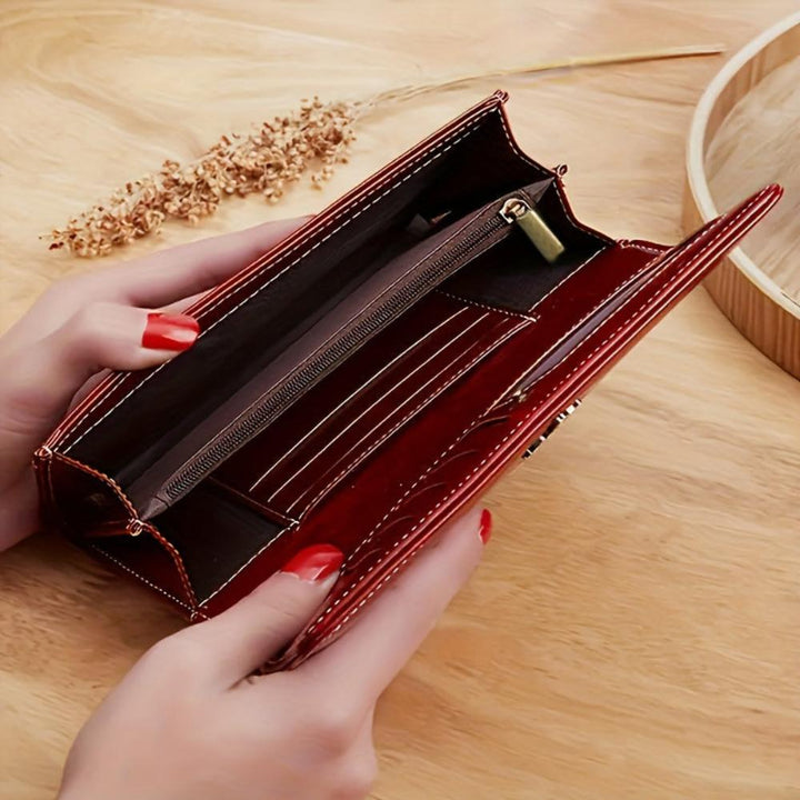 Portefeuille Femme en Cuir Bifold — Eva | Tendance