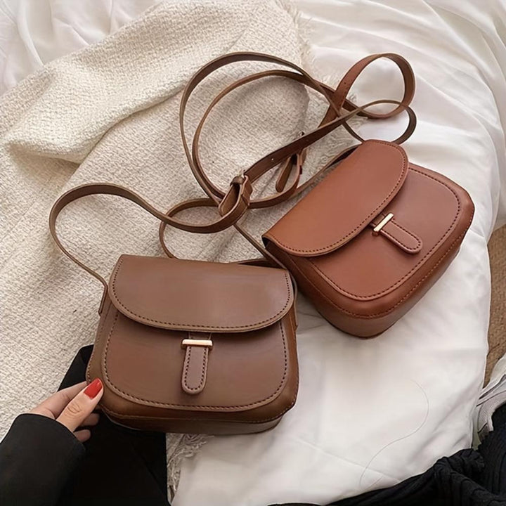 Sac Bandoulière Femme en Cuir Rétro — Amelia | Charme Vintage