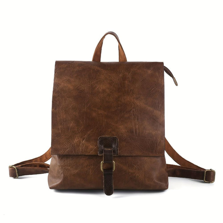 Sac à Dos Femme en Cuir Rétro Multifonctionnel — Harper | Polyvalence