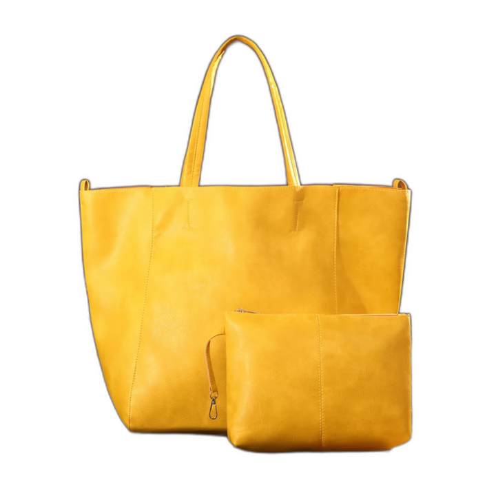 Sac Cabas Femme en Cuir Grande Capacité — Renee | Douceur Rétro